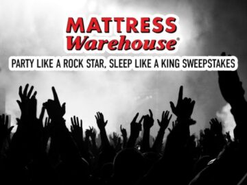 Mattress Warehouse Party Like A Rock Star, Sleep Like A King Sweepstakes - Limited States