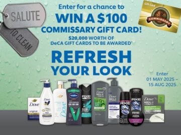 Operation In Touch Salute to Clean Sweepstakes - Commissary Shoppers