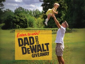 Bomgaars Dad Loves DeWALT Giveaway