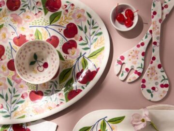 Demdaco Cherry Serveware Set Giveaway