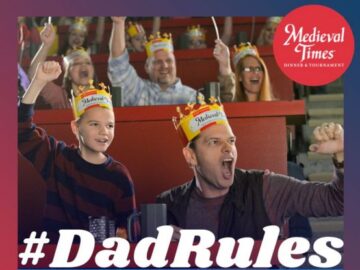 Medieval Times Fathers Day Giveaway