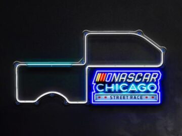 Nascar Chicago Neon Sign Giveaway