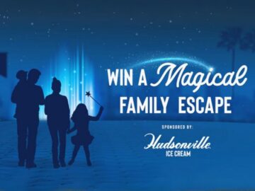 Hudsonville Ice Cream Win a Magical Family Escape Contest - Limited States