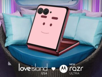 Love Island x Motorola Razr sweepstakes Giveaway  - Instagram