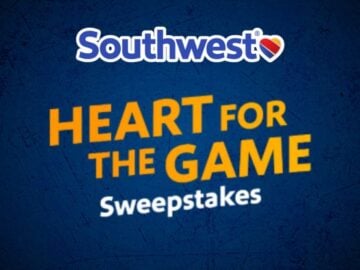 Southwest Airlines Heart for the Game Sweepstakes