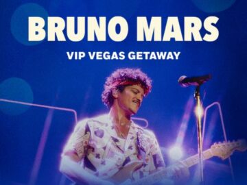 iHeartRadio Bruno Mars VIP Vegas Experience Sweepstakes – Hot Pick!
