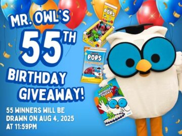 Tootsie Roll Mr. Owl’s 55th Birthday Giveaway