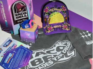 Taco Bell x Decades Crunchkin Y2K Swag Timecapsule Sweepstakes